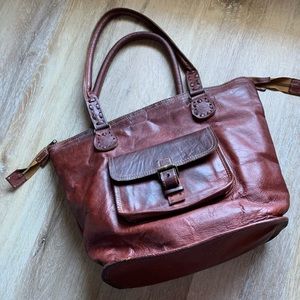 Noonday Collection Rustic Leather Tote